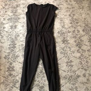 Albion Fit jumpsuit in black- XS Petite